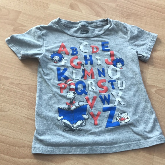 Dr Seuss Alphabet Tshirt 